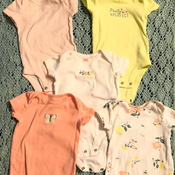 Carter's 5-Pack Original Bodysuits little layette - Picture 7 of 15
